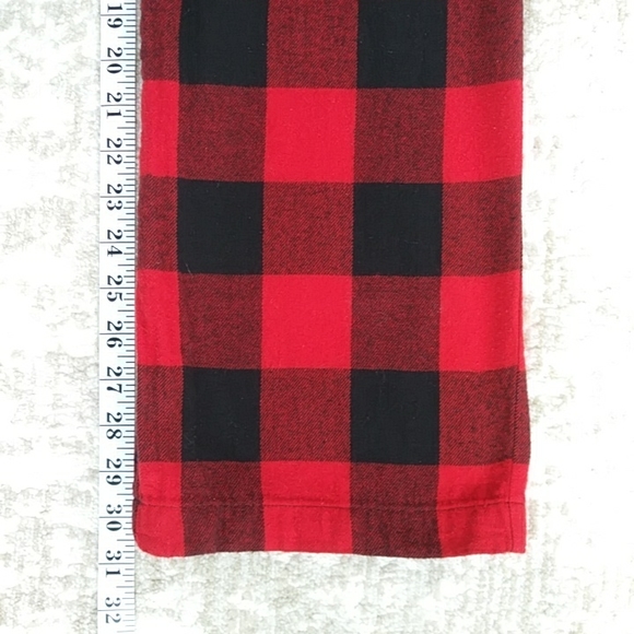 Old Navy Buffalo Plaid Pajama Pants XL Red Black - Picture 6 of 10